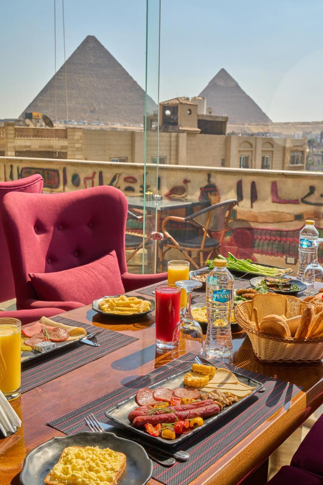 King Pyramids View Hotel Kafrat al Jabal Экстерьер фото