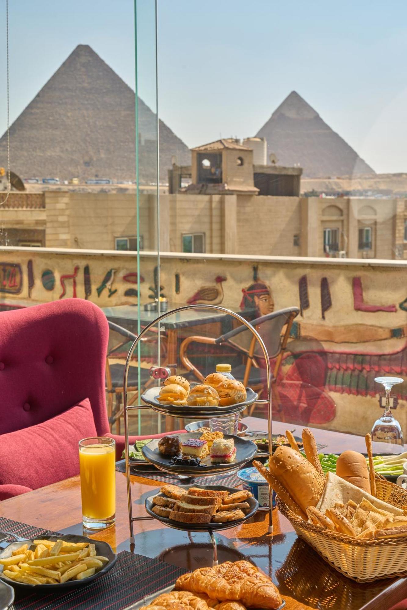 King Pyramids View Hotel Kafrat al Jabal Экстерьер фото